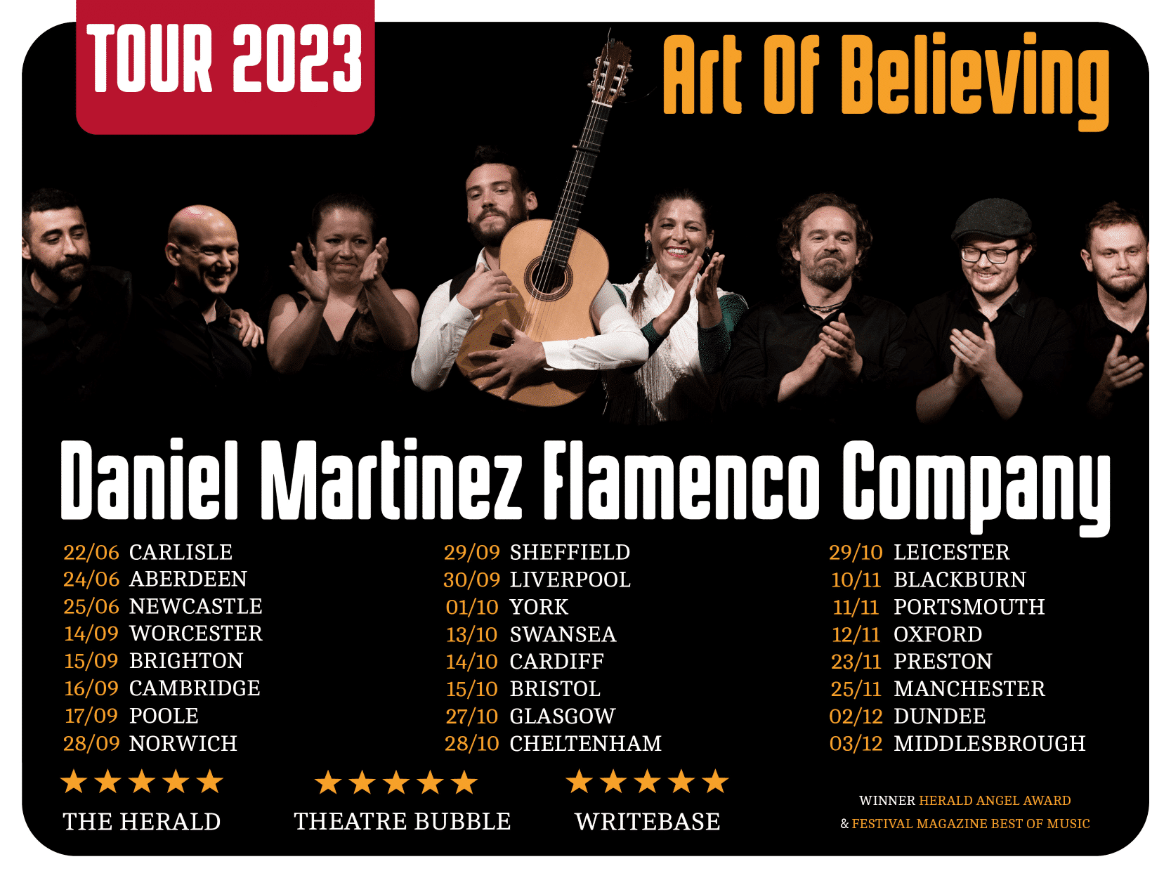 Tour 2023 Daniel Martinez Flamenco